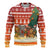 Zambia Christmas Ugly Christmas Sweater with African Animals Tree Snowflakes and National Emblem Design - Wonder Print Shop