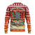 Zambia Christmas Ugly Christmas Sweater with African Animals Tree Snowflakes and National Emblem Design - Wonder Print Shop