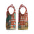 Zambia Christmas Knitted V-Neck Vest with African Animals Tree Snowflakes and National Emblem Design - Wonder Print Shop