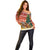 Zambia Christmas Off Shoulder Sweater with African Animals Tree Snowflakes and National Emblem Design - Wonder Print Shop