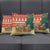Zambia Christmas Pillow Cover with African Animals Tree Snowflakes and National Emblem Design - Wonder Print Shop