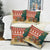 Zambia Christmas Pillow Cover with African Animals Tree Snowflakes and National Emblem Design - Wonder Print Shop