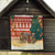 Zambia Christmas Quilt with African Animals Tree Snowflakes and National Emblem Design - Wonder Print Shop