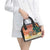 Zambia Christmas Shoulder Handbag with African Animals Tree Snowflakes and National Emblem Design - Wonder Print Shop
