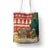 Zambia Christmas Tote Bag with African Animals Tree Snowflakes and National Emblem Design - Wonder Print Shop