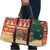 Zambia Christmas Travel Bag with African Animals Tree Snowflakes and National Emblem Design - Wonder Print Shop