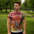 Zambia Christmas Zipper Polo Shirt with African Animals Tree Snowflakes and National Emblem Design - Wonder Print Shop