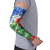 Chile Christmas Arm Sleeves with Flag Colors Tree Reindeer Condor and Gift Design - Wonder Print Shop
