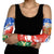 Chile Christmas Arm Sleeves with Flag Colors Tree Reindeer Condor and Gift Design - Wonder Print Shop