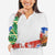 Chile Christmas Arm Sleeves with Flag Colors Tree Reindeer Condor and Gift Design - Wonder Print Shop