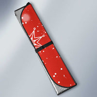 Chile Christmas Auto Sun Shade with Flag Colors Tree Reindeer Condor and Gift Design - Wonder Print Shop