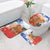Chile Christmas Bathroom Set with Flag Colors Tree Reindeer Condor and Gift Design - Wonder Print Shop
