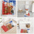 Chile Christmas Bathroom Set with Flag Colors Tree Reindeer Condor and Gift Design - Wonder Print Shop