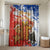Chile Christmas Bathroom Set with Flag Colors Tree Reindeer Condor and Gift Design - Wonder Print Shop