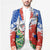Chile Christmas Blazer with Flag Colors Tree Reindeer Condor and Gift Design - Wonder Print Shop