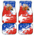 Chile Christmas Car Mats with Flag Colors Tree Reindeer Condor and Gift Design - Wonder Print Shop