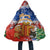 Chile Christmas Cloak with Flag Colors Tree Reindeer Condor and Gift Design - Wonder Print Shop
