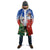 Chile Christmas Cloak with Flag Colors Tree Reindeer Condor and Gift Design - Wonder Print Shop