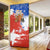 Chile Christmas Door Cover with Flag Colors Tree Reindeer Condor and Gift Design - Wonder Print Shop
