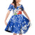 Chile Christmas Family Matching Off Shoulder Short Dress and Hawaiian Shirt with Flag Colors Tree Reindeer Condor and Gift Design - Wonder Print Shop
