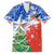 Chile Christmas Hawaiian Shirt with Flag Colors Tree Reindeer Condor and Gift Design - Wonder Print Shop