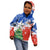 Chile Christmas Kid Hoodie with Flag Colors Tree Reindeer Condor and Gift Design - Wonder Print Shop
