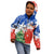 Chile Christmas Kid Hoodie with Flag Colors Tree Reindeer Condor and Gift Design - Wonder Print Shop