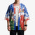 Chile Christmas Kimono with Flag Colors Tree Reindeer Condor and Gift Design - Wonder Print Shop