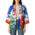 Chile Christmas Kimono with Flag Colors Tree Reindeer Condor and Gift Design - Wonder Print Shop