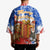Chile Christmas Kimono with Flag Colors Tree Reindeer Condor and Gift Design - Wonder Print Shop