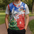 Chile Christmas Knitted V-Neck Vest with Flag Colors Tree Reindeer Condor and Gift Design - Wonder Print Shop