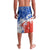 Chile Christmas Lavalava with Flag Colors Tree Reindeer Condor and Gift Design - Wonder Print Shop