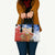 Chile Christmas Leather Bag with Flag Colors Tree Reindeer Condor and Gift Design - Wonder Print Shop