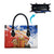 Chile Christmas Leather Bag with Flag Colors Tree Reindeer Condor and Gift Design - Wonder Print Shop