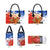 Chile Christmas Leather Bag with Flag Colors Tree Reindeer Condor and Gift Design - Wonder Print Shop