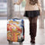Chile Christmas Luggage Cover with Flag Colors Tree Reindeer Condor and Gift Design - Wonder Print Shop