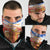 Chile Christmas Neck Gaiter with Flag Colors Tree Reindeer Condor and Gift Design - Wonder Print Shop