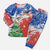 Chile Christmas Pajama Set with Flag Colors Tree Reindeer Condor and Gift Design - Wonder Print Shop
