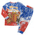 Chile Christmas Pajama Set with Flag Colors Tree Reindeer Condor and Gift Design - Wonder Print Shop