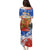 Chile Christmas Puletasi with Flag Colors Tree Reindeer Condor and Gift Design - Wonder Print Shop