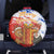 Chile Christmas Spare Tire Cover with Flag Colors Tree Reindeer Condor and Gift Design - Wonder Print Shop