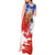 Chile Christmas Tank Maxi Dress with Flag Colors Tree Reindeer Condor and Gift Design - Wonder Print Shop
