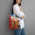 Chile Christmas Tote Bag with Flag Colors Tree Reindeer Condor and Gift Design - Wonder Print Shop