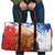 Chile Christmas Travel Bag with Flag Colors Tree Reindeer Condor and Gift Design - Wonder Print Shop