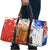 Chile Christmas Travel Bag with Flag Colors Tree Reindeer Condor and Gift Design - Wonder Print Shop