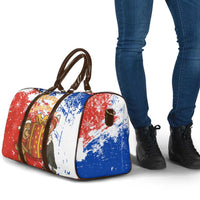 Chile Christmas Travel Bag with Flag Colors Tree Reindeer Condor and Gift Design - Wonder Print Shop