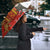 Chile Christmas Umbrella with Flag Colors Tree Reindeer Condor and Gift Design - Wonder Print Shop