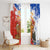 Chile Christmas Window Curtain with Flag Colors Tree Reindeer Condor and Gift Design - Wonder Print Shop