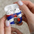 Chile Christmas AirPods Case with Moai Statues Santa Hats Snowflakes and Flag Colors Design - Wonder Print Shop