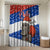 Chile Christmas Bathroom Set with Moai Statues Santa Hats Snowflakes and Flag Colors Design - Wonder Print Shop